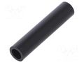 Spacer sleeve; cylindrical; polyamide; L: 55mm; Øout: 12mm; black DREMEC DR3812/8.2X55