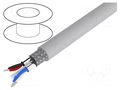Wire; 1x2x15AWG,1x2x18AWG; DeviceNet; stranded; Cu; grey; none HELUKABEL DEVICENET1815