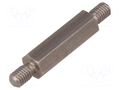 Screwed spacer sleeve; 25mm; Ext.thread: M5; hexagonal DREMEC TMM-M5X25/DR448