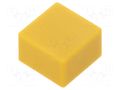 Button; push-in; none; 5.5mm; -25÷70°C; square; yellow OMRON Electronic Components B32-1230