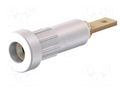 Connector: 2mm banana; socket; 10A; Overall len: 23mm; white; 60VDC STÄUBLI EB2-29