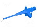 Clip-on probe; pincers type; 4A; blue; 1kV; 4mm; Overall len: 155mm STÄUBLI SKPS-4-23