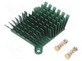 Heatsink: extruded; grilled; BGA; green; L: 40mm; W: 38mm; H: 15mm Advanced Thermal Solutions ATS-1039-C2-R0