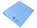 ESD; A4; PVC; blue (bright); Application: for storing documents ANTISTAT ATS-105-0020