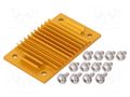 Heatsink: extruded; grilled; BGA; golden; L: 37mm; W: 58mm; H: 6.1mm Advanced Thermal Solutions ATS-1138-C1-R0