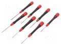 Kit: screwdrivers; precision; Phillips,slot; PicoFinish®; 7pcs. WIHA WIHA.42991