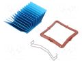 Heatsink: extruded; grilled; BGA; blue; L: 37.5mm; W: 37.5mm; 2.1°C/W Advanced Thermal Solutions ATS-50375P-C1-R0