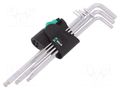Wrench-set; Hex Plus key; steel; 7pcs. WERA WERA.05022181001