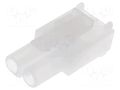 Connector: wire-wire/PCB; plug; Standard .093"; male/female MOLEX MX-19-09-1029