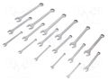 Wrench-set; combination spanner; 17pcs. BAHCO SA.111M/17T