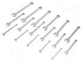 Wrench-set; combination spanner; 17pcs. BAHCO SA.111M/17T