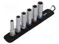 Wrench-set; 6-angles,socket spanner; Mounting: 1/2"; 83mm; 6pcs. WERA WERA.05004565001