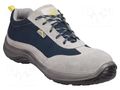 Shoes; Size: 38; grey-blue; polyester,suede split leather DELTA PLUS DEL-ASTISPGB38