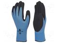 Protective gloves; Size: 9; light-blue; acrylic,latex,polyamide DELTA PLUS DEL-VV736BL09