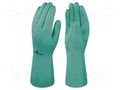 Protective gloves; Size: 9; green; cotton,nitryl; NITREX VE801 DELTA PLUS DEL-VE801VE09