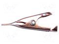 Crocodile clip; 5A; Grip capac: max.5.6mm; Overall len: 28mm MUELLER ELECTRIC BU-34M
