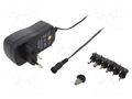Power supply: switching; mains,universal,plug-in; 3VDC,; 2A; 24W ESPE ESPE-24UN-W2E