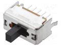 Switch: slide; Pos: 3; SP3T; 0.1A/30VDC; ON-ON-ON; THT; -40÷85°C ALPS SSSF014800