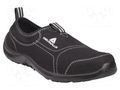 Shoes; Size: 36; black; cotton,polyester; with metal toecap DELTA PLUS DEL-MIAMISPNO36