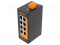 Switch Ethernet; unmanaged; Number of ports: 8; 12÷48VDC; RJ45 LAPP 21700124