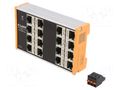 Switch Ethernet; unmanaged; Number of ports: 16; 18÷30VDC; RJ45 LAPP 21700146