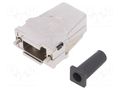 D Sub top entry metal hood 9pole with M3 HARTING 09670090349