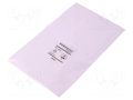 Protection bag; ESD; L: 254mm; W: 203mm; Thk: 50um; polyetylene; pink EUROSTAT GROUP ERS-200070810