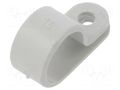 Fixing clamp; Cable P-clips; ØBundle : 14mm; W: 10mm; polyamide OBO BETTERMANN OBO-2222140