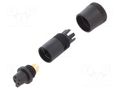 Connector: circular; plug; 719; female; PIN: 4; unshielded; 3A; IP40 BINDER 09-9764-70-04