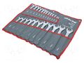 Wrench-set; combination spanner; Chrom-vanadium steel; 24pcs. PROLINE PRE-35324