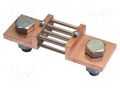Current shunt; 6A; Class: 0.2; 75mV; for DIN rail mounting LUMEL B5-0756A00A0100M0