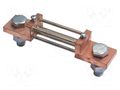 Current shunt; 1.5A; Class: 0.2; 100mV; for DIN rail mounting LUMEL B6-1001A50A0100M0