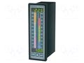 Meter: programmable; digital,mounting; on panel; LED x2; 4 digit LUMEL NA6PLUS-MRGU34100M
