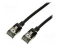 Patch cord; RJ45 plug,both sides; U/FTP; 6a; stranded; Cu; 0.5m LOGILINK CQ9023S