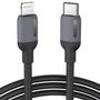 Ugreen US387 Lightning - USB-C MFI PD cable 20W 480Mb/s 1m - black, Ugreen 6957303823048 6957303823048