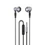 Dudao Metal Wired Earbuds 3.5mm Mini Jack Gray (X2C-Gray), Dudao 6973687241414 6973687241414