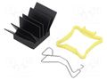 Heatsink: extruded; grilled; BGA; black; L: 17mm; W: 17mm; H: 14.5mm Advanced Thermal Solutions ATS-51170K-C1-R0