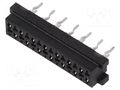 Connector: Micro-MaTch; socket; female; PIN: 14; straight; THT; 2x7 TE Connectivity 1-2178710-4/C