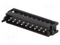 Connector: Micro-MaTch; plug; male; PIN: 18; IDC; for ribbon cable TE Connectivity 1-2178712-8/C
