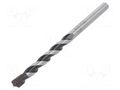 Drill bit; for concrete; Ø: 10mm; Ø: 3/8"; L: 150mm; metal; blister ALPEN-MAYKESTAG ALP.72701000100