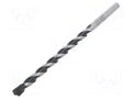 Drill bit; for concrete; Ø: 10mm; Ø: 3/8"; L: 200mm; metal; blister ALPEN-MAYKESTAG ALP.73701000100
