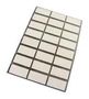 RAISED PANEL COMPONENT LABEL, WHITE C100X050APT
