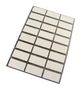 RAISED PANEL COMPONENT LABEL, WHITE C100X050APT