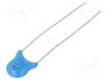 Capacitor: ceramic; 220pF; 1kVDC; Y5P; ±10%; 5mm Jb Capacitors JYC3A221KBB065000B