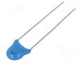 Capacitor: ceramic; 10pF; 2kVDC; UJ; ±10%; 5mm Jb Capacitors JYC3D100KBJ065000B