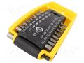 Kit: screwdriver bits; hex key,Phillips,Pozidriv®,slot,Torx® C.K CK-T4502