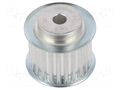 Belt pulley; T5; W: 25mm; whell width: 36mm; Ø: 37.4mm; aluminium OPTIBELT 36-T5-24-200ZA