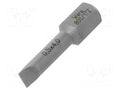 Screwdriver bit; slot; 4x0.5mm; 1/4"; Overall len: 25mm; TORSION WERA WERA.05056203001