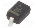 Diode: Zener; 0.5W; 10V; SMD; reel,tape; SOD323; single diode ONSEMI MM3Z10VST1G