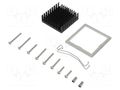 Heatsink: extruded; grilled; black; L: 42mm; W: 42mm; H: 14.5mm Advanced Thermal Solutions ATS-61425K-C1-R0
